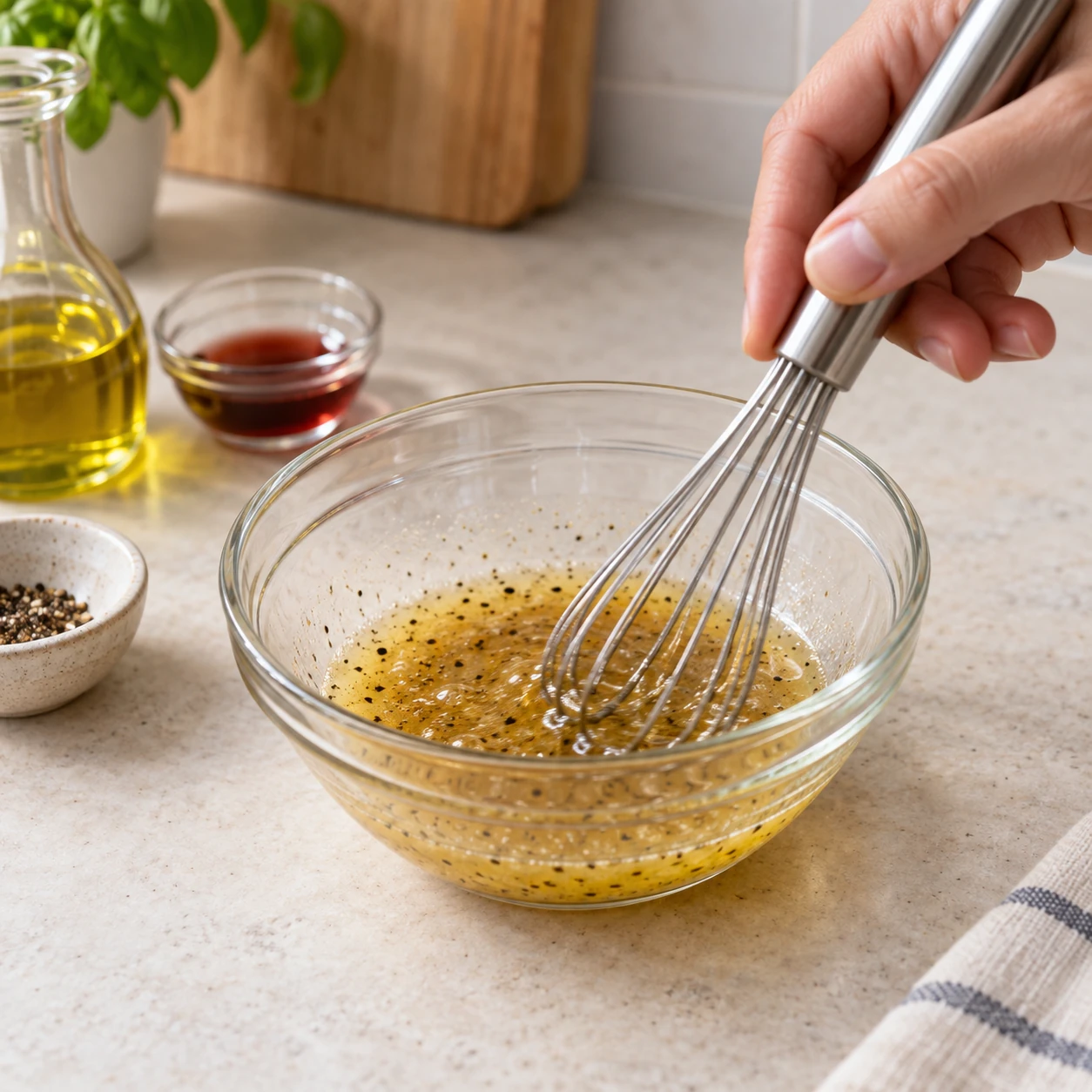 Make the vinaigrette