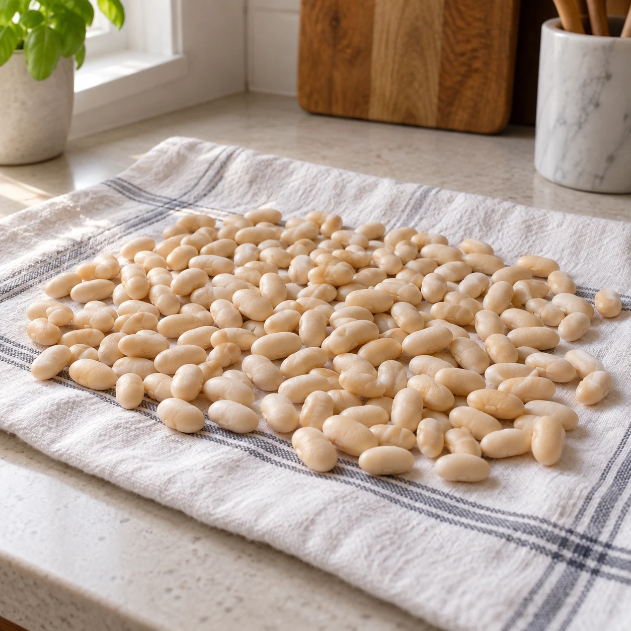 Drain the beans thoroughly